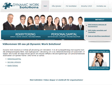 Tablet Screenshot of dynamic-work.se